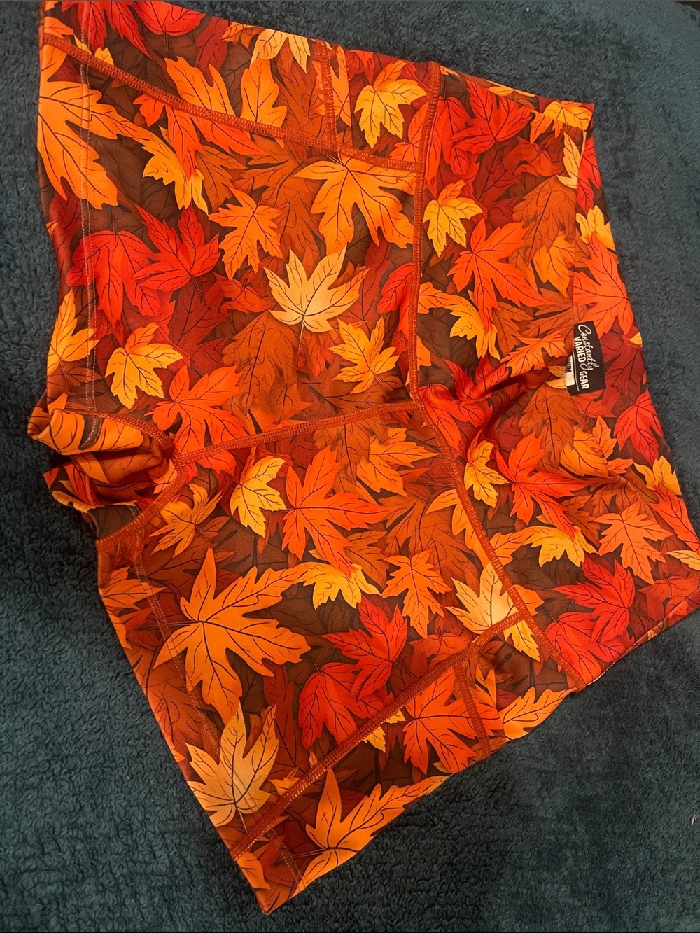 Constantly Varied Gear Women’s Leaf Me Alone Autumn Leaf Athletic Short